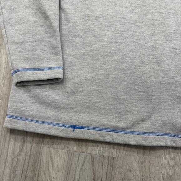 Vintage Detroit Lions Hoodie Men's Large Gray 90s NFL Football Honolulu Blue - Picture 8 of 11